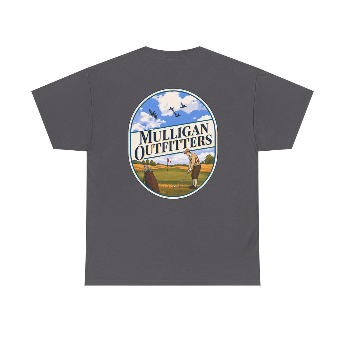 Mulligan golf T shirt, love of the game.