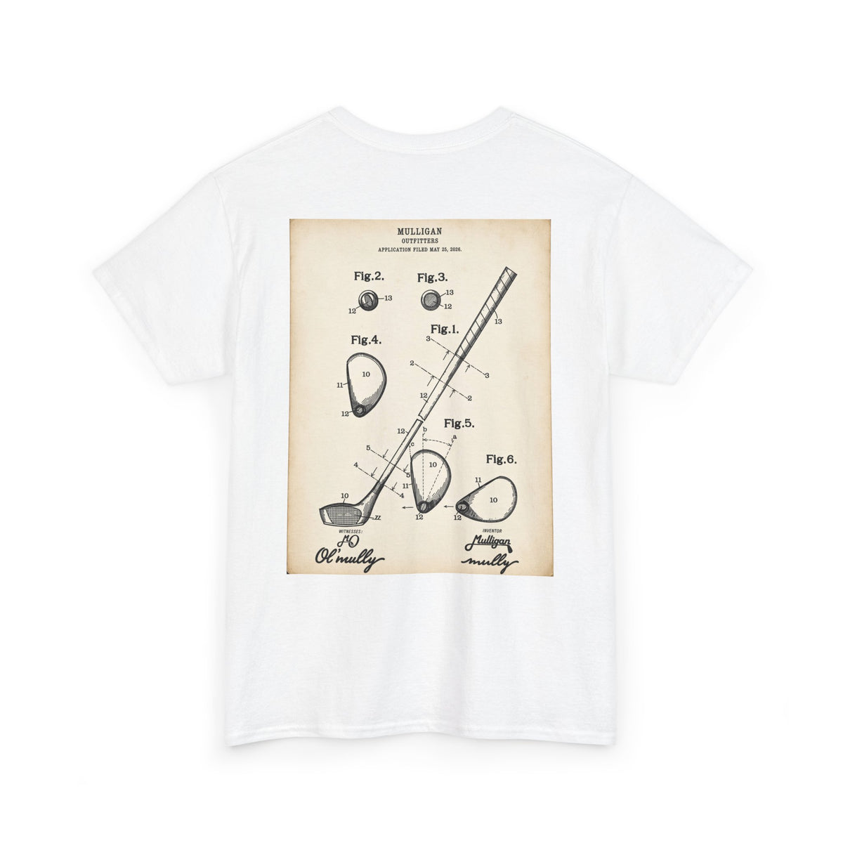 Mulligan golf T shirt, Invention