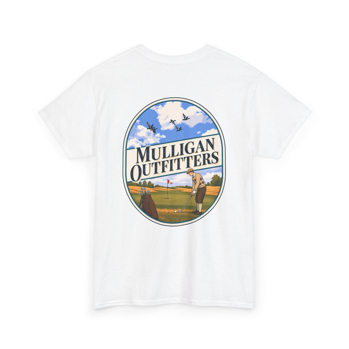 Mulligan golf T shirt, love of the game.