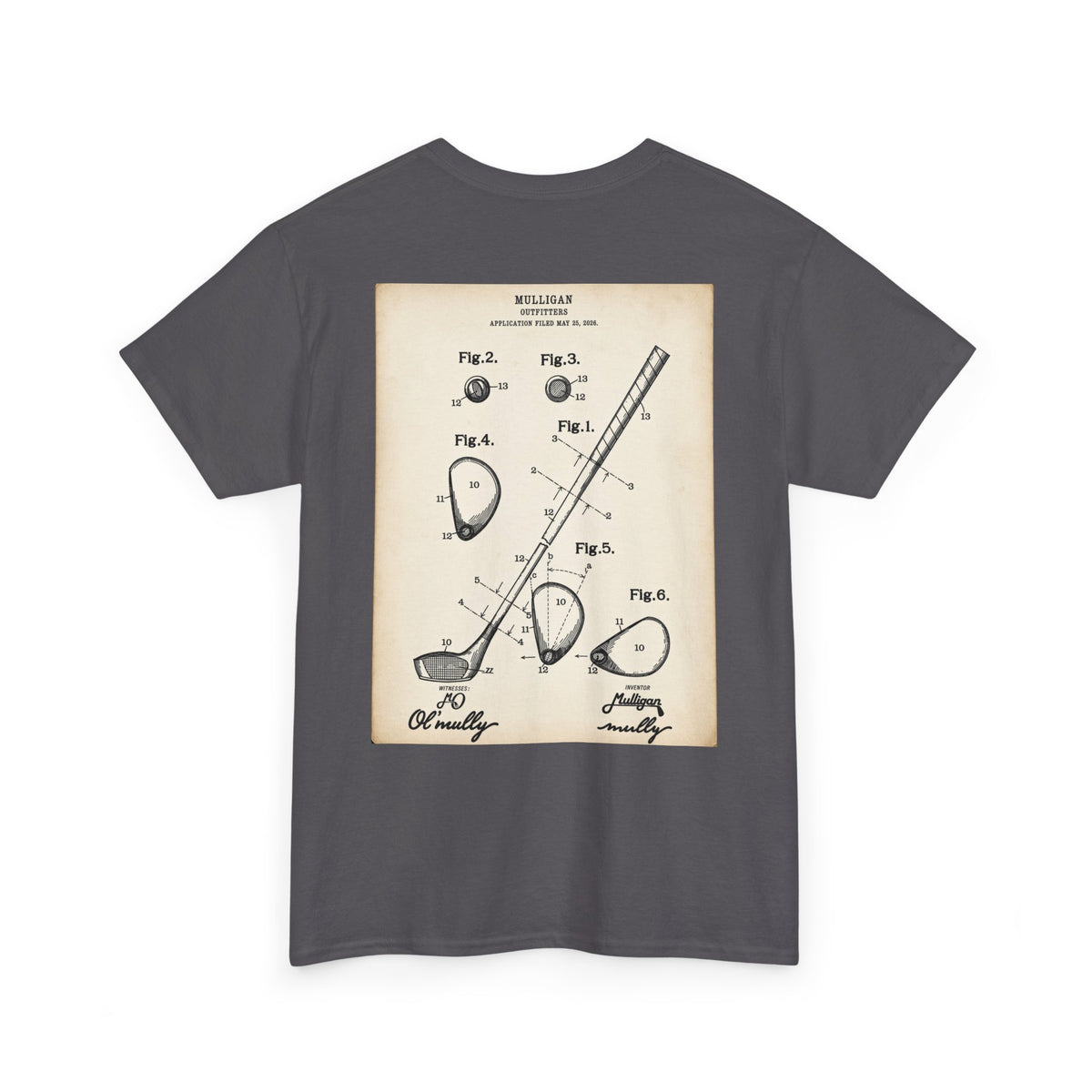 Mulligan golf T shirt, Invention