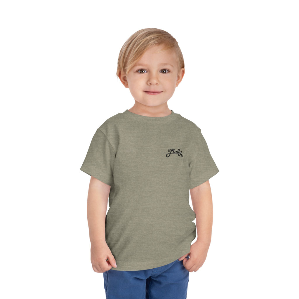 Toddler lil Mully, fairway bandit