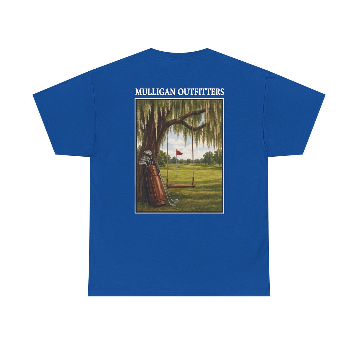 Mulligan T-Shirt, Back yard