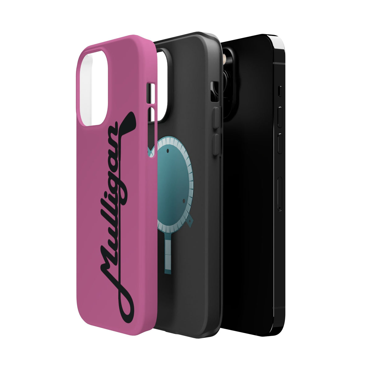 Magnetic Impact-Resistant Cases, hot pink