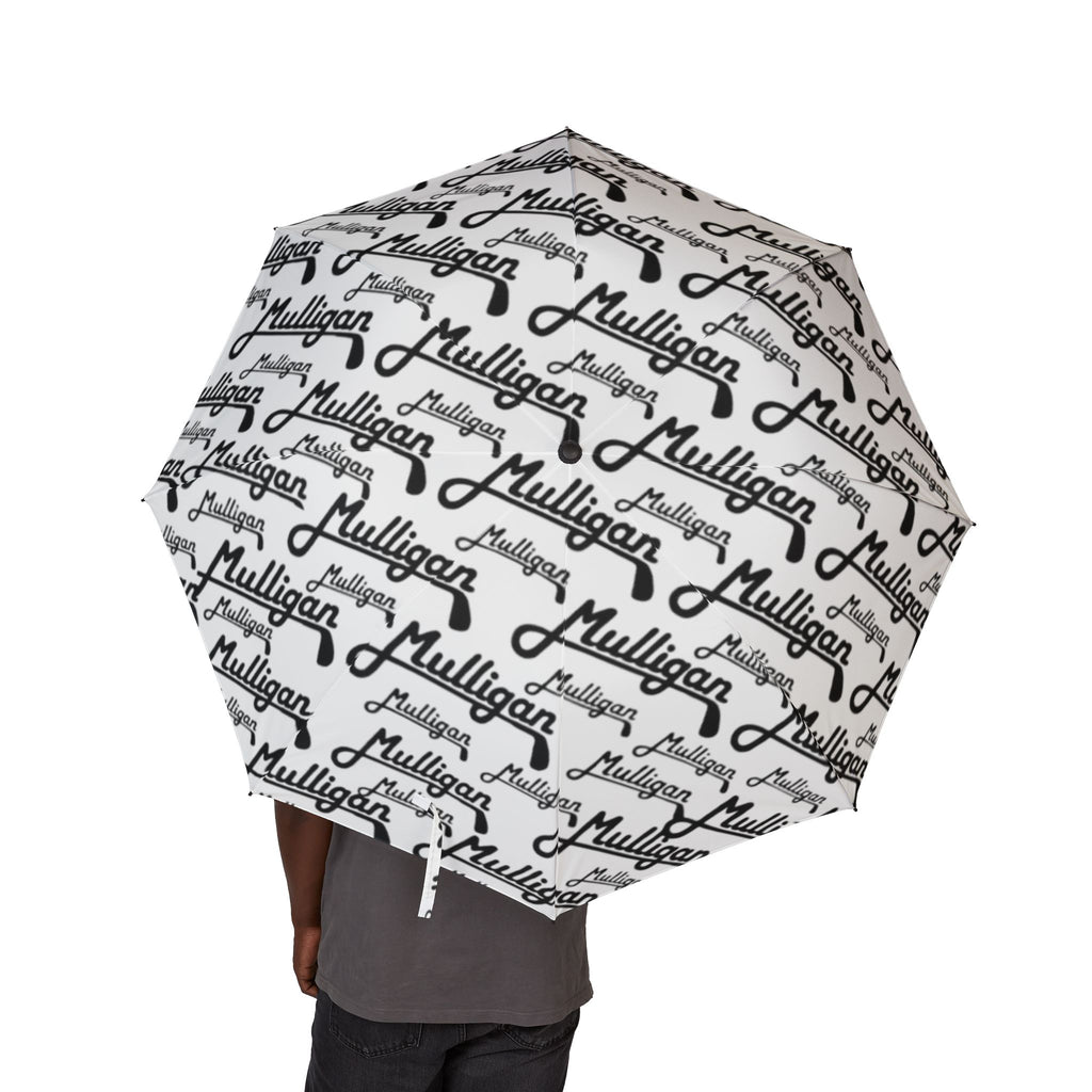 Semi-Automatic Foldable Umbrella, white