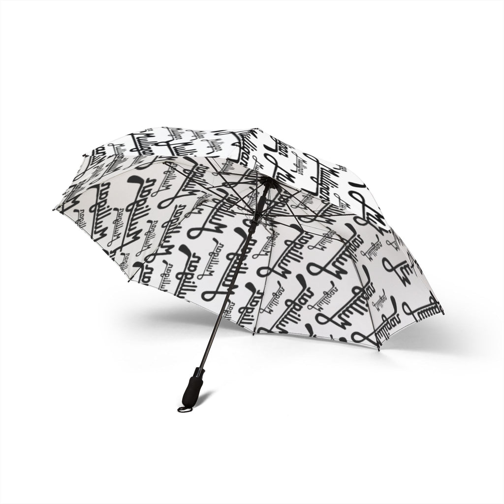 Semi-Automatic Foldable Umbrella, white