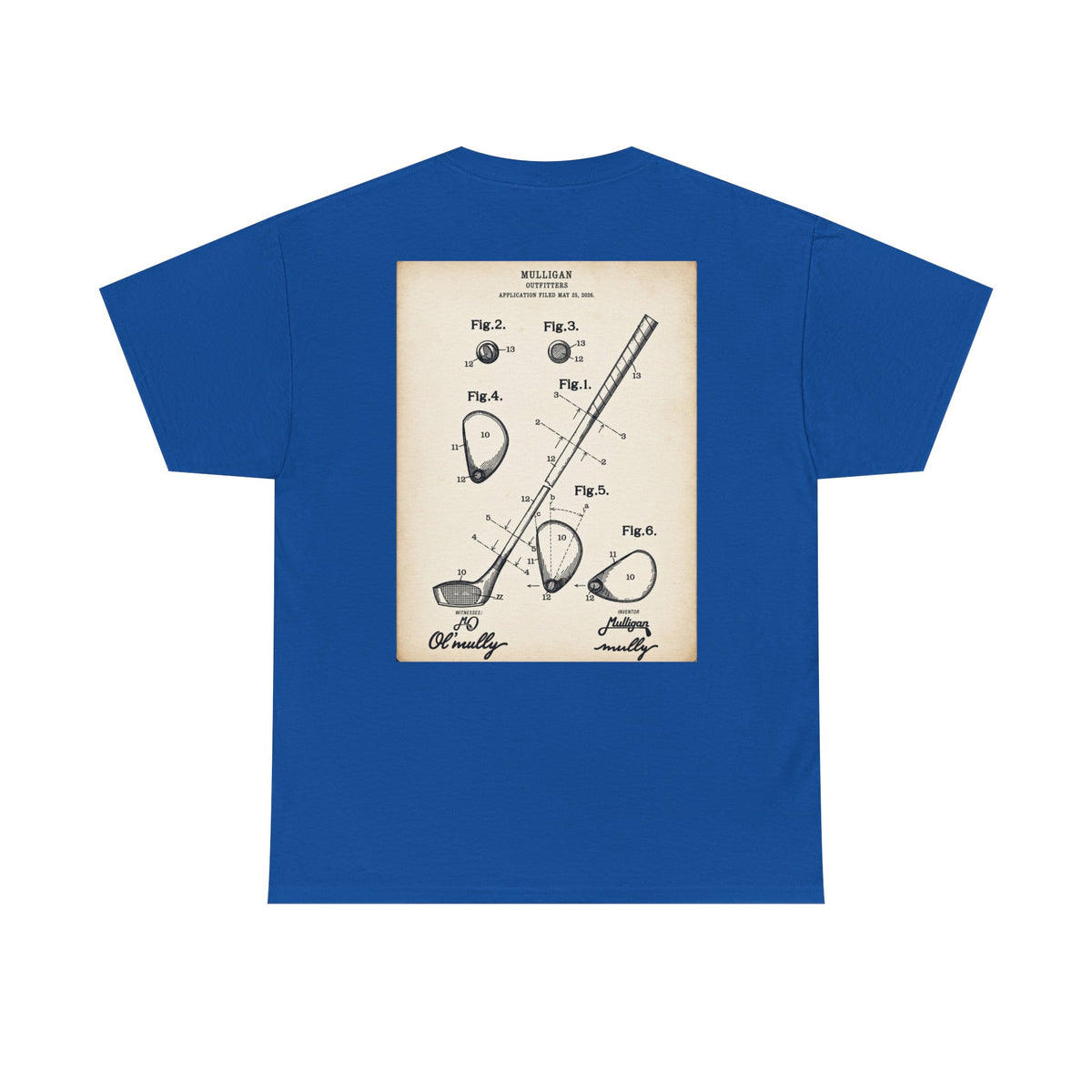 Mulligan golf T shirt, Invention