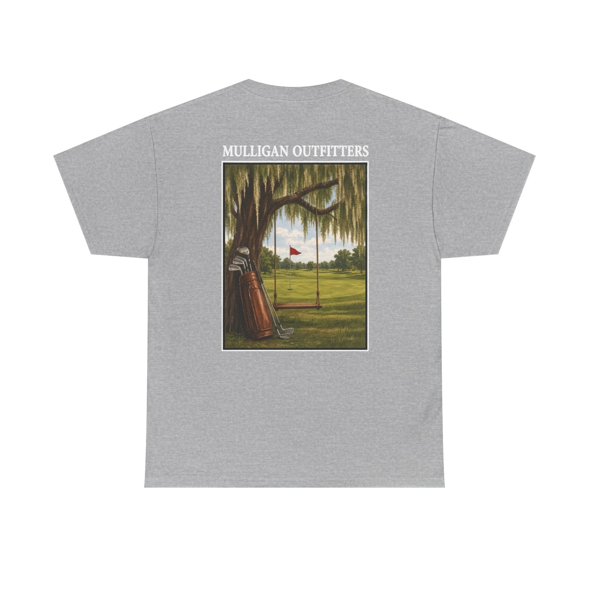 Mulligan T-Shirt, Back yard