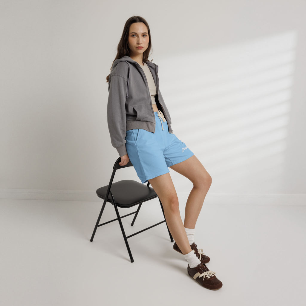 Fleece gym shorts
