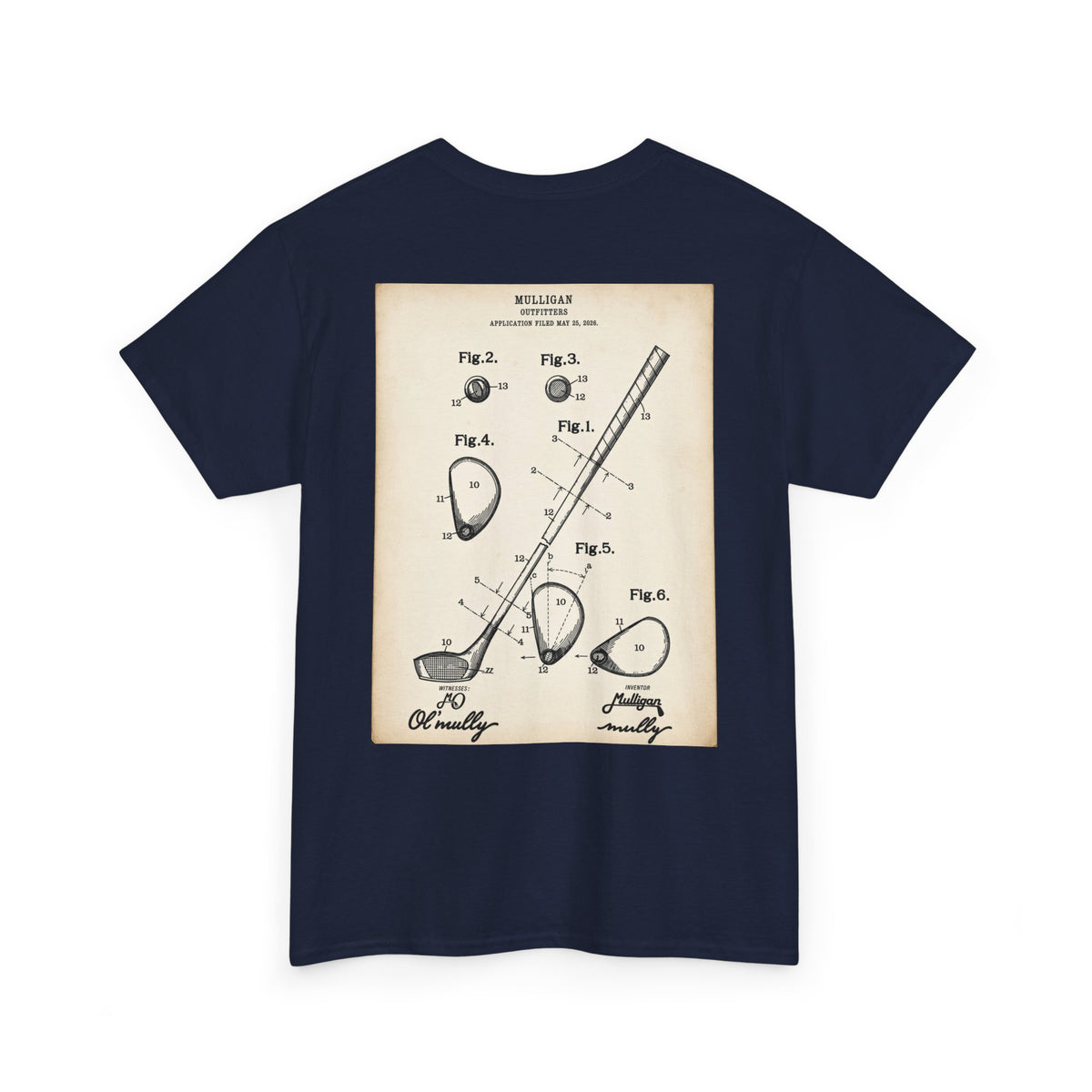 Mulligan golf T shirt, Invention