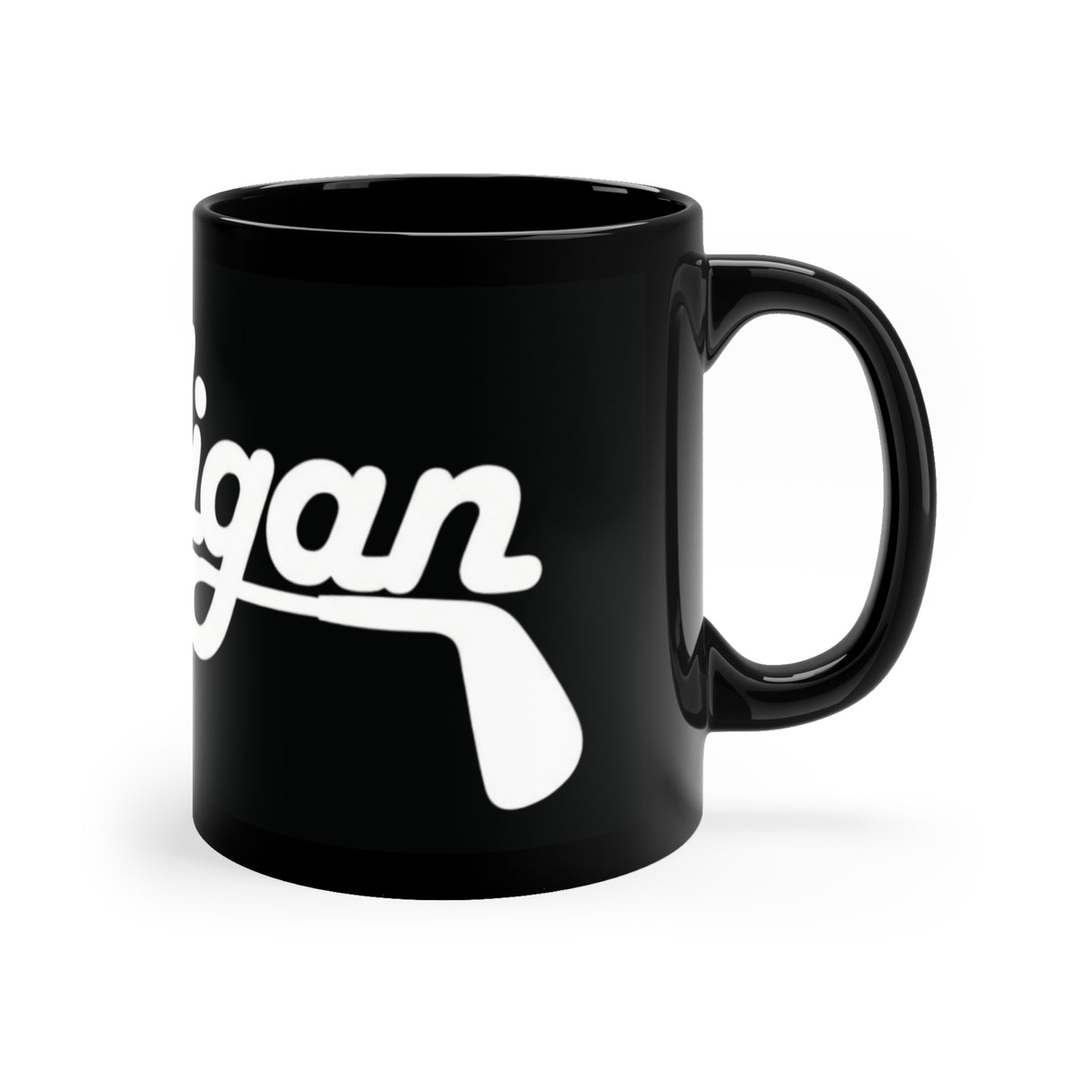 Black Coffee Mug, 11oz