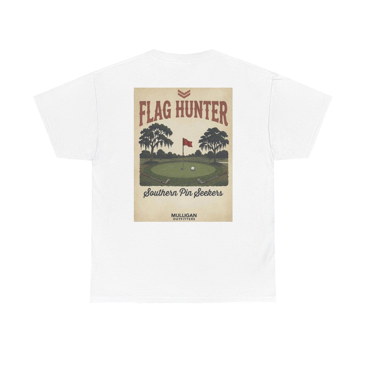 Golf Mulligan T-shirt, Flag hunter