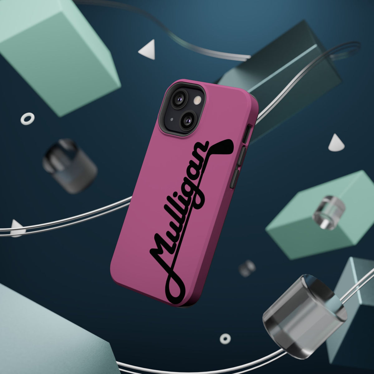 Magnetic Impact-Resistant Cases, hot pink