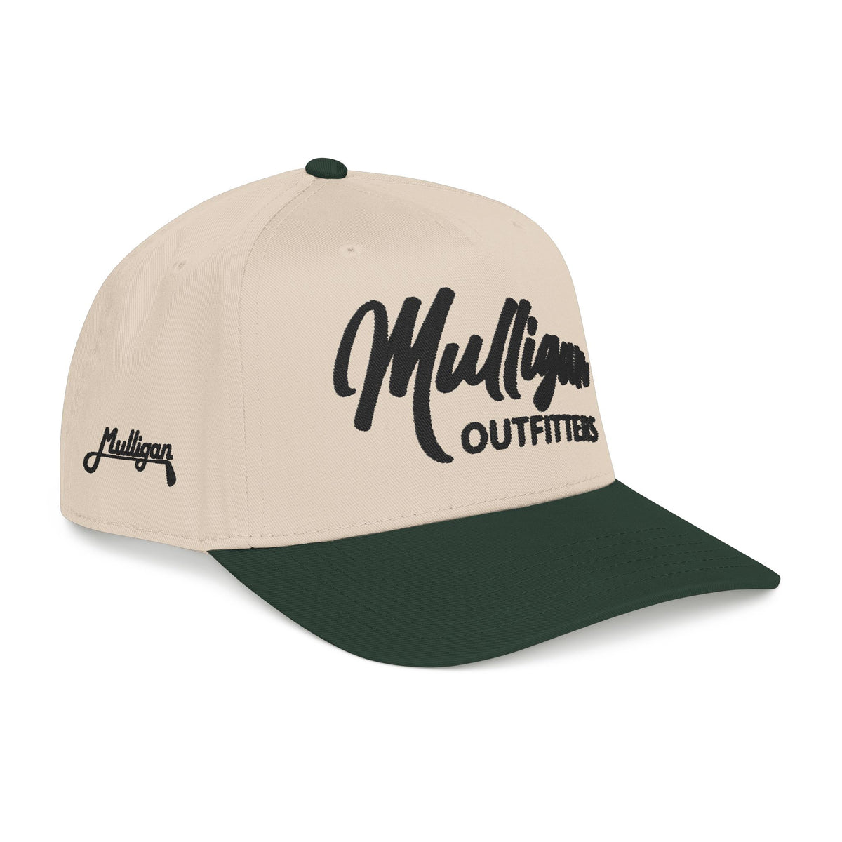 Mid profile golf hat, mulligan outfitters