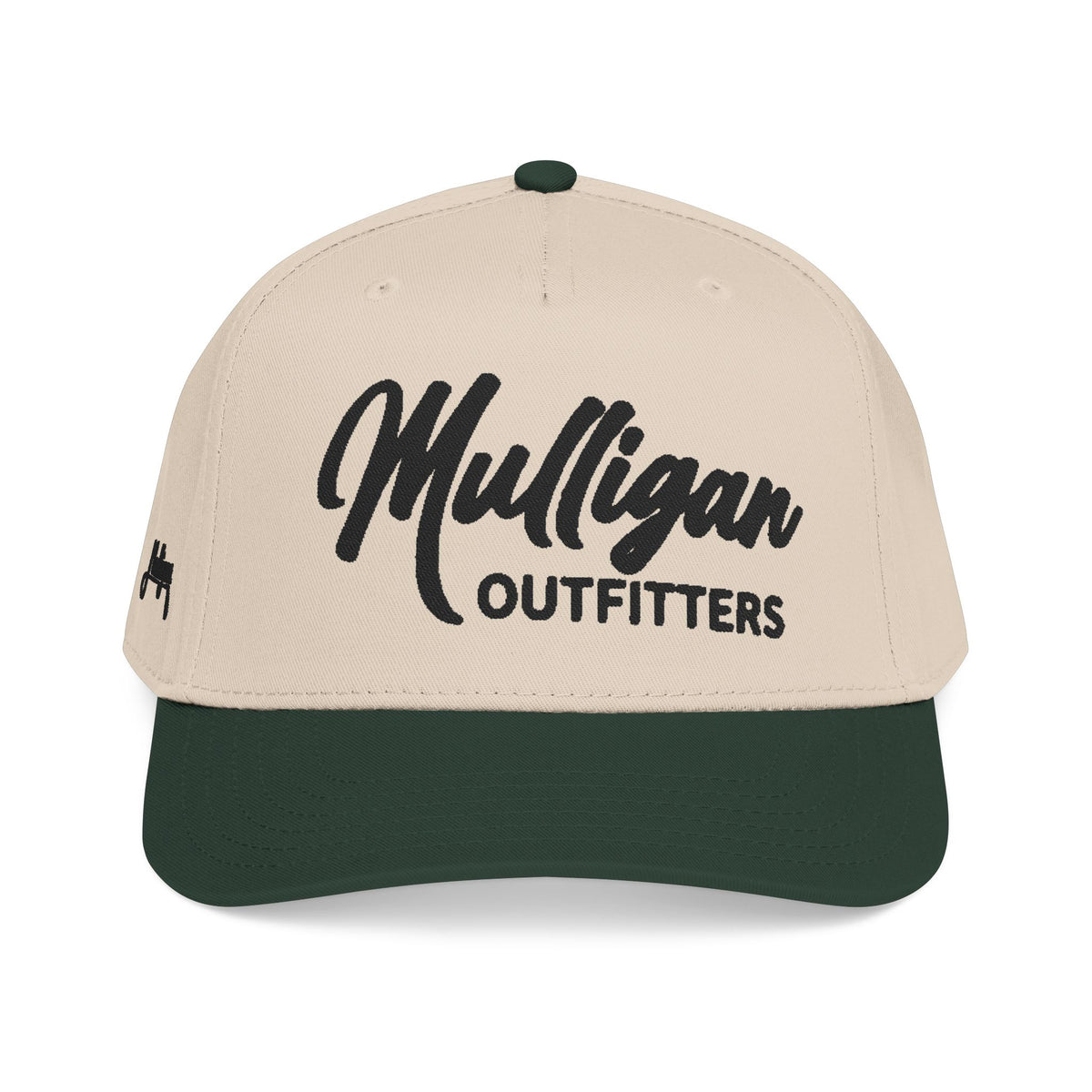 Mid profile golf hat, mulligan outfitters