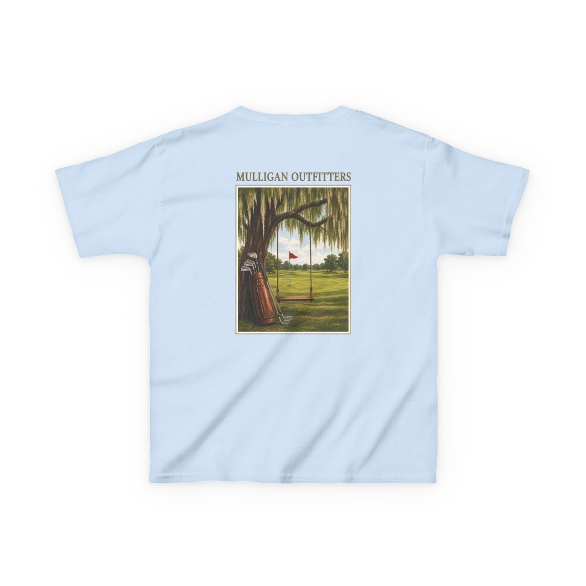 Kids T-shirt lil mully, backyard