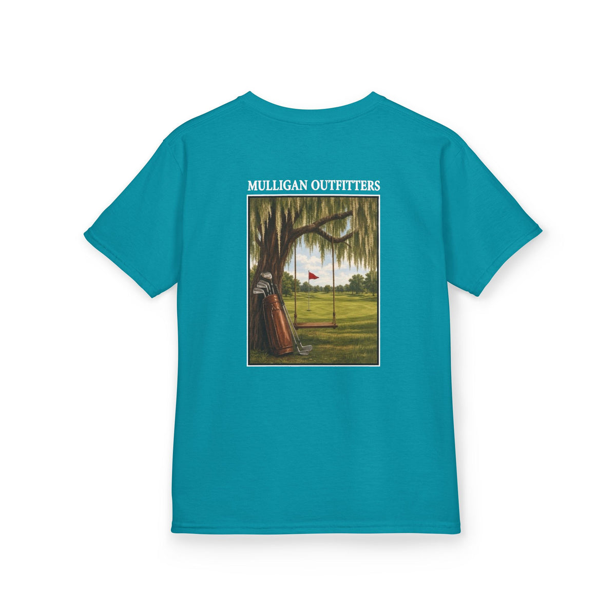 Kids T-shirt lil mully, backyard