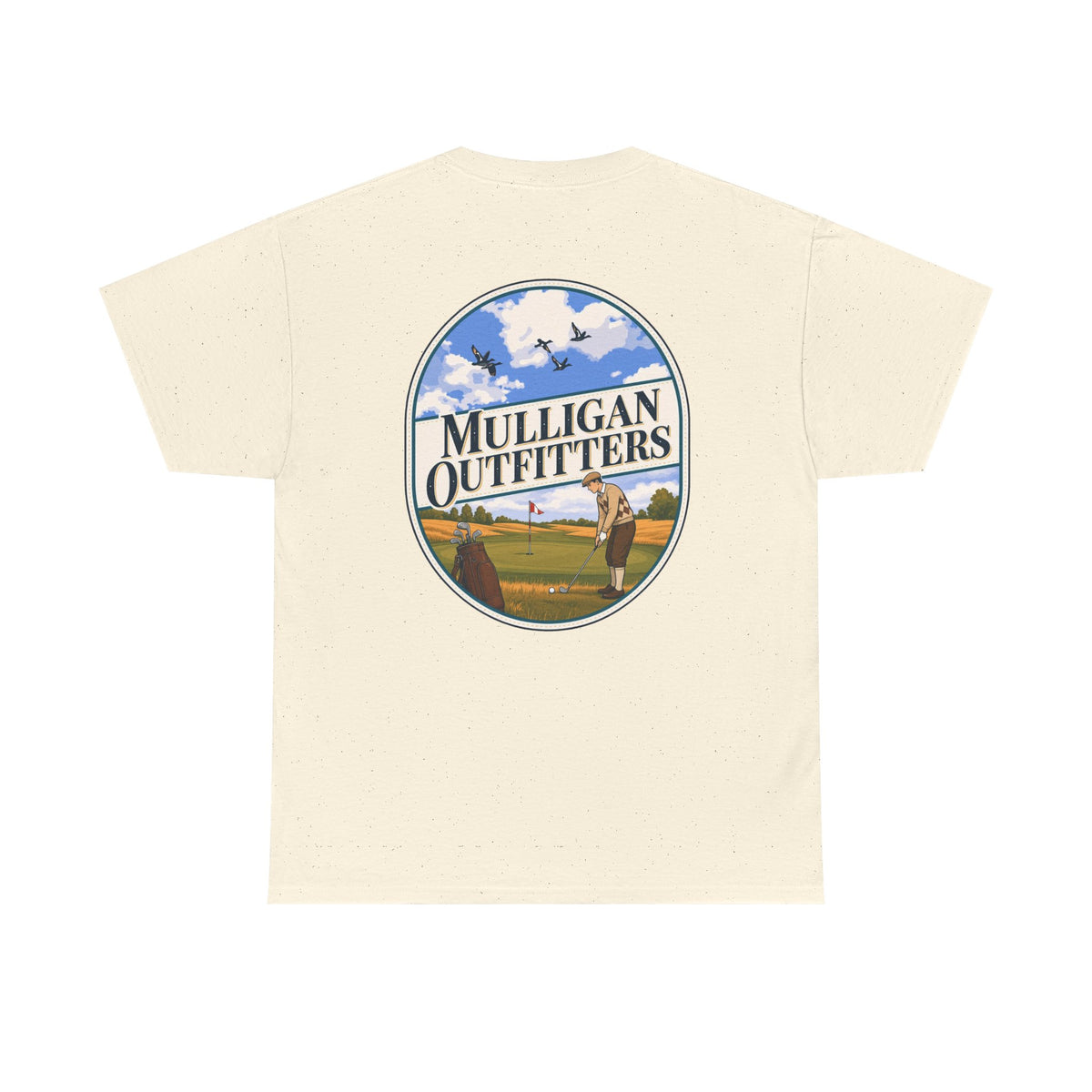 Mulligan golf T shirt, love of the game.