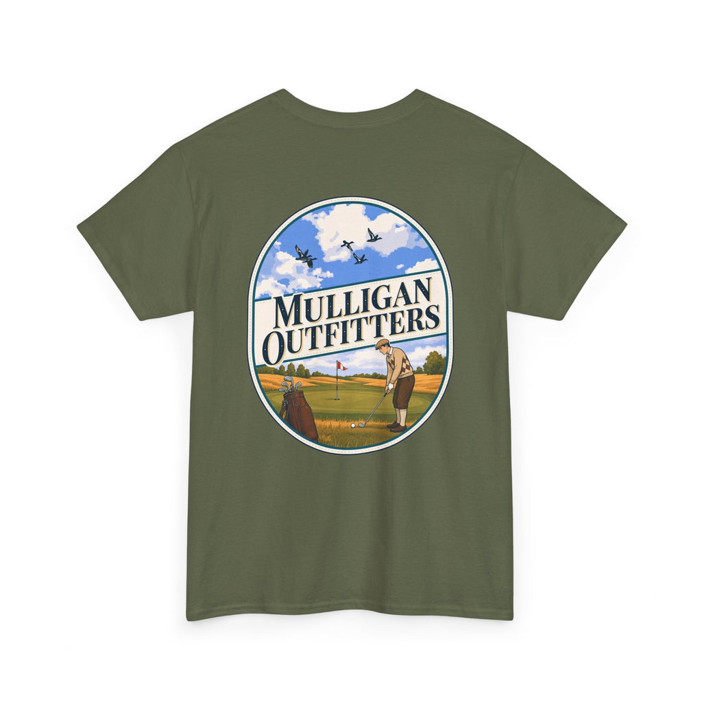Mulligan golf T shirt, love of the game.