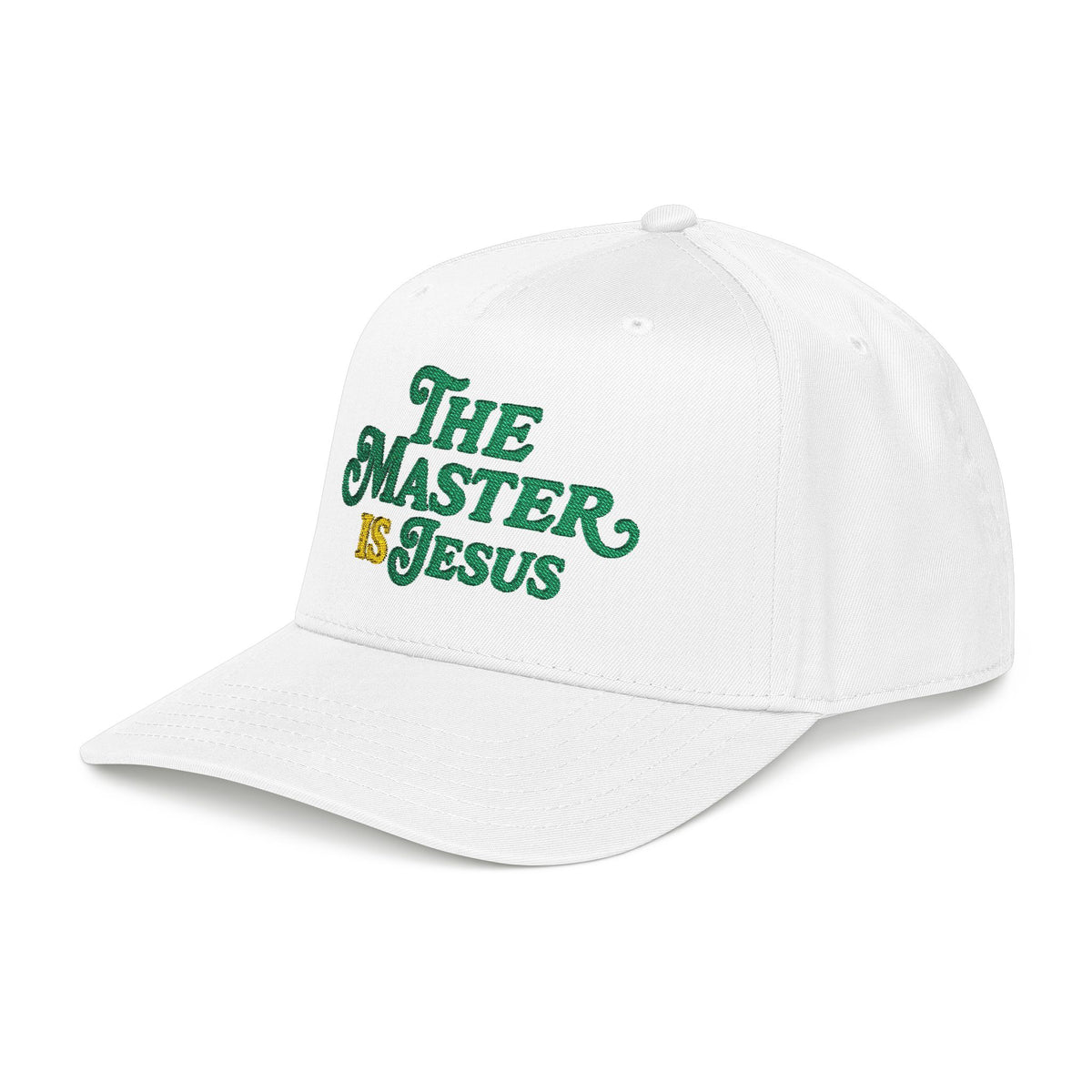 Mid Profile golf hat, Jesus is master