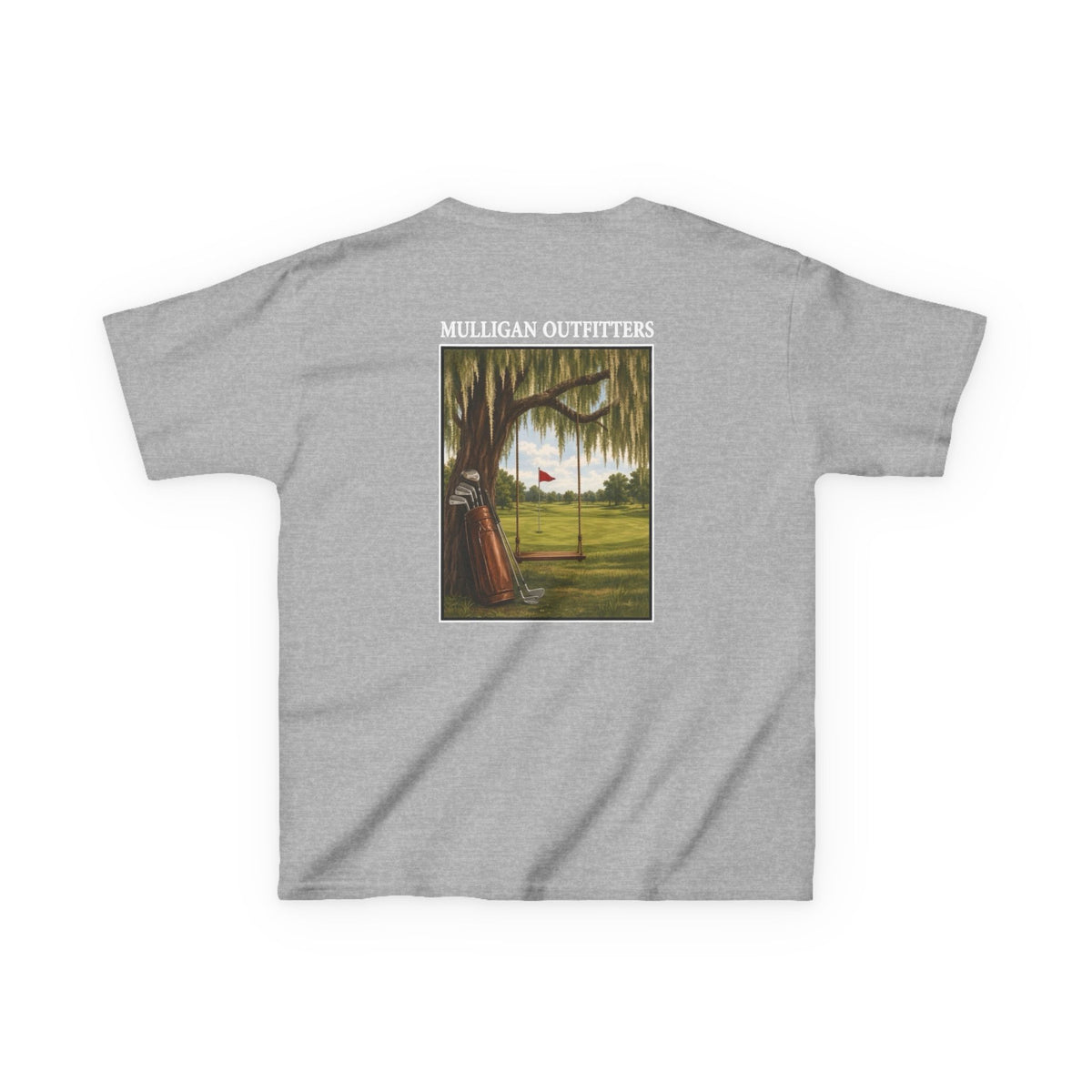 Kids T-shirt lil mully, backyard