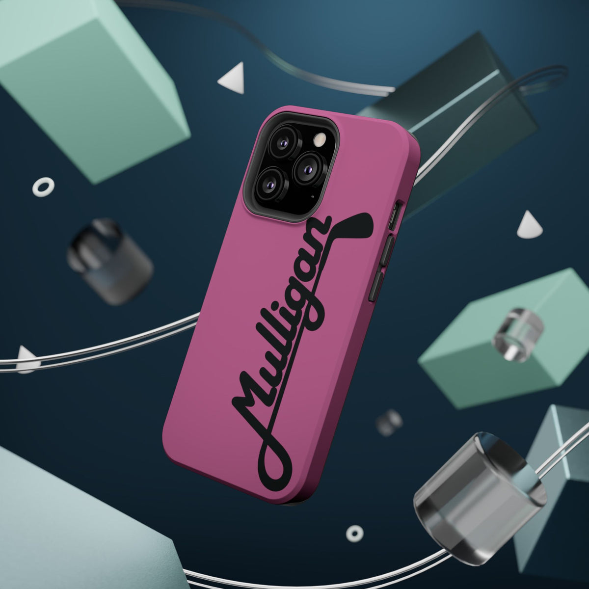 Magnetic Impact-Resistant Cases, hot pink