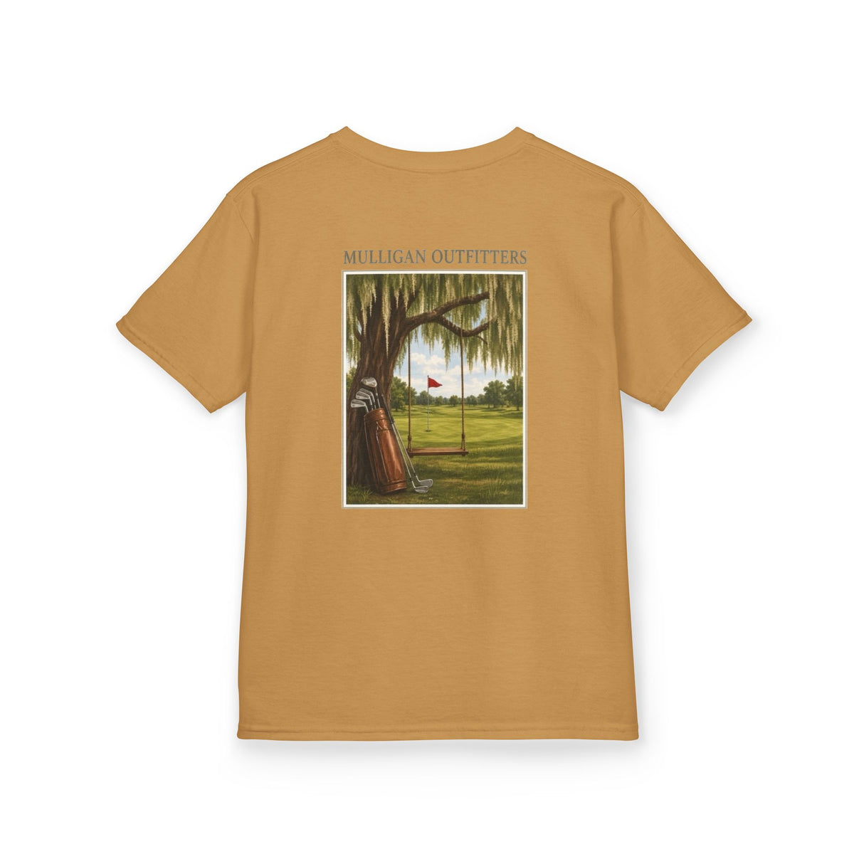 Kids T-shirt lil mully, backyard