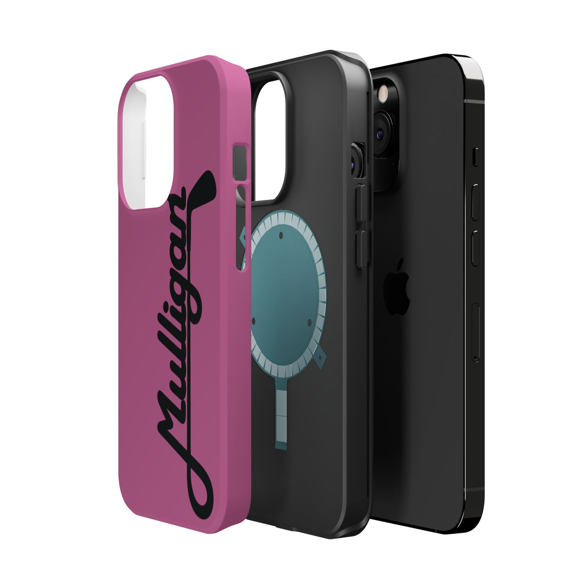Magnetic Impact-Resistant Cases, hot pink