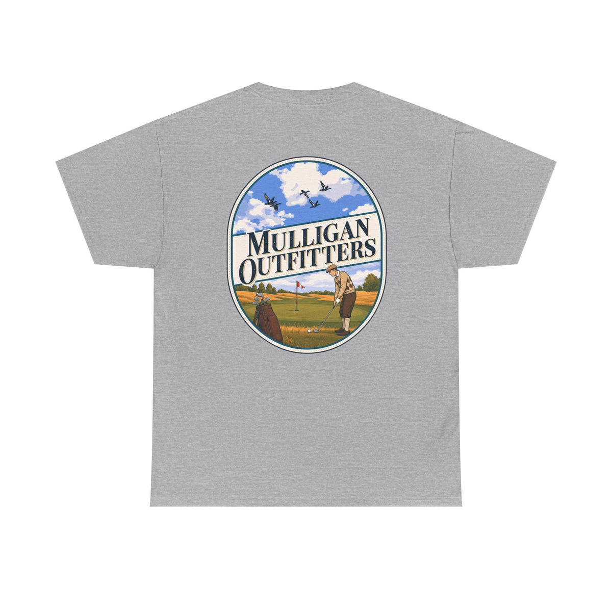 Mulligan golf T shirt, love of the game.