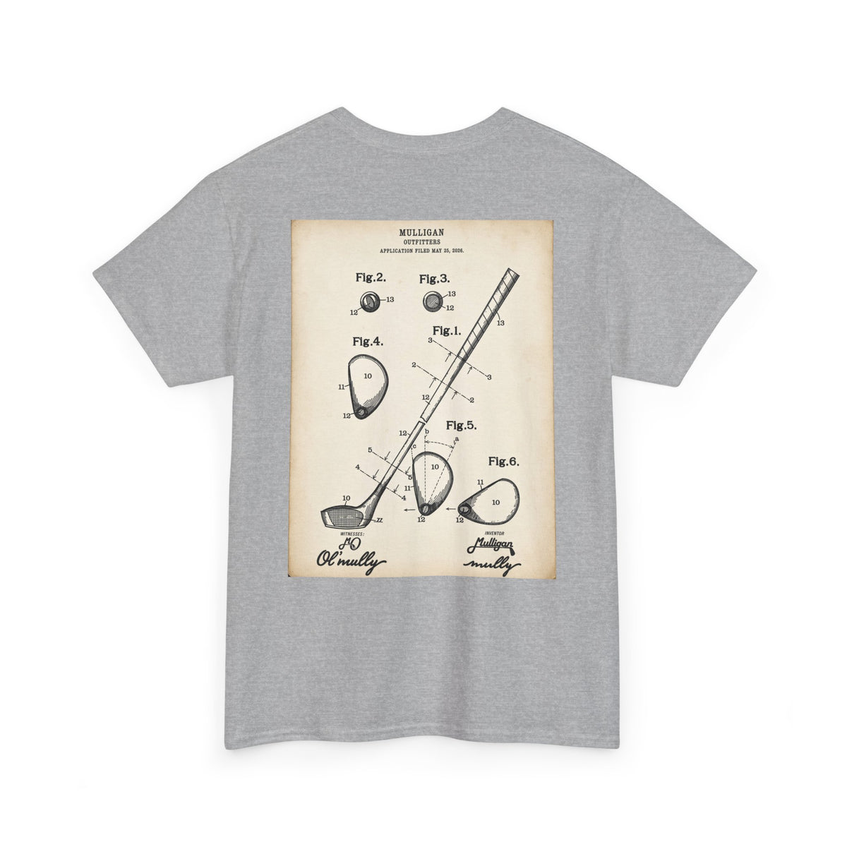 Mulligan golf T shirt, Invention