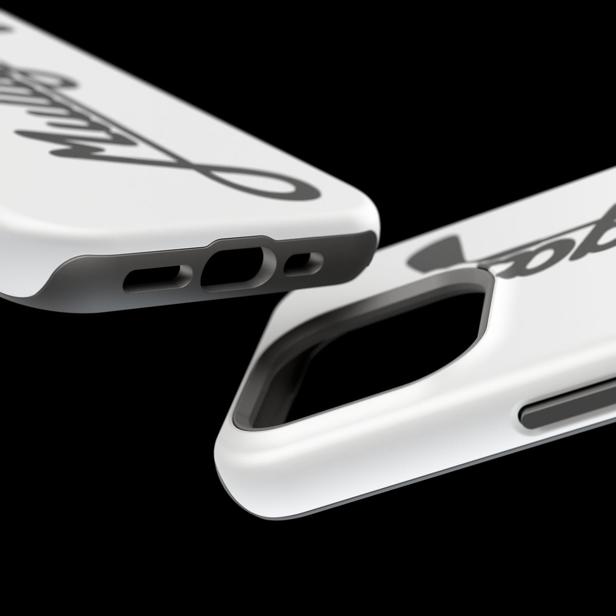 Magnetic Impact-Resistant Cases, white