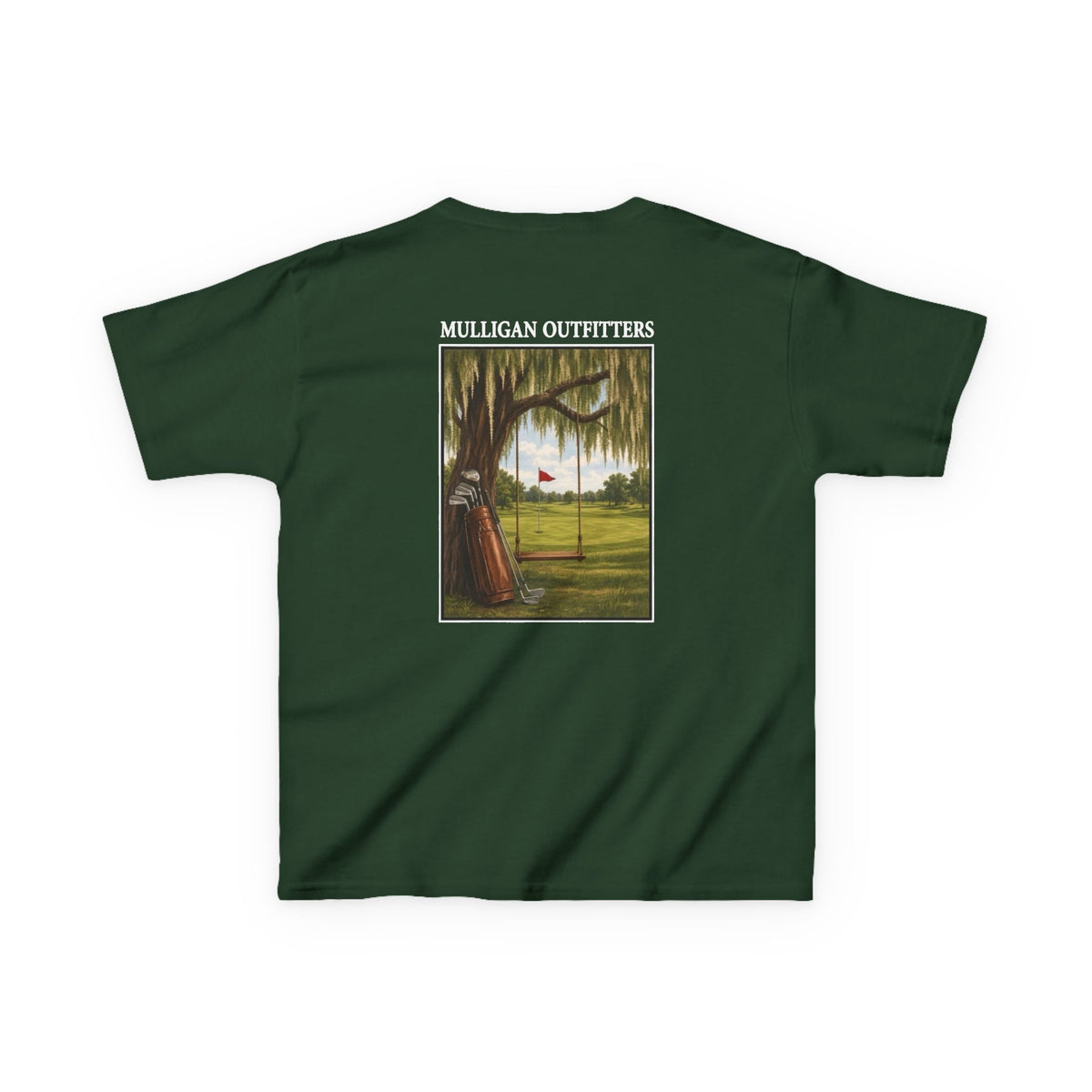 Kids T-shirt lil mully, backyard