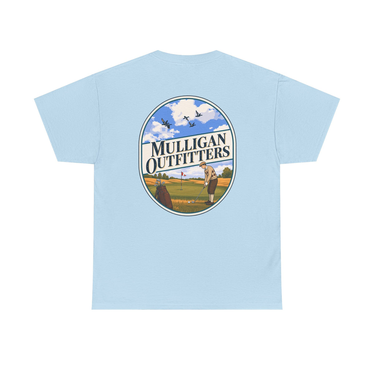 Mulligan golf T shirt, love of the game.