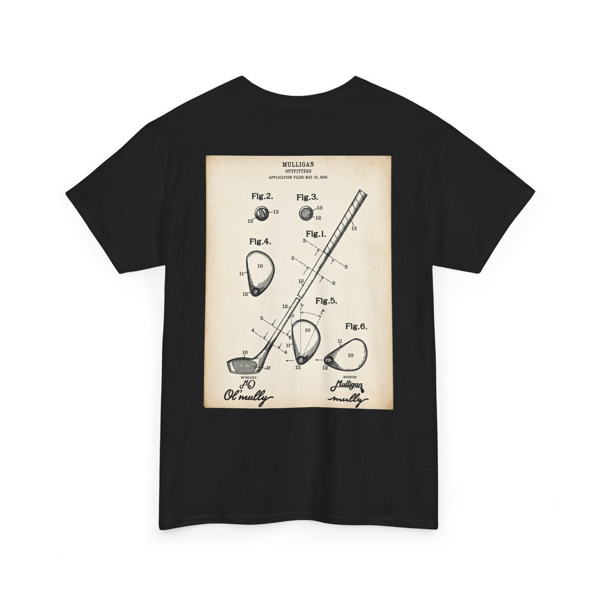 Mulligan golf T shirt, Invention