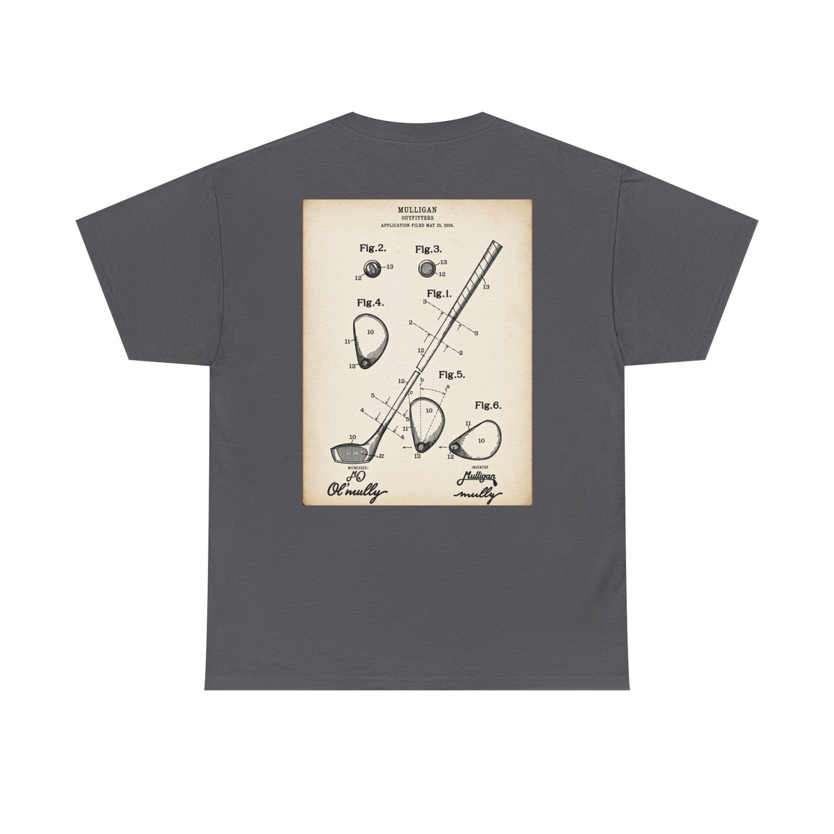 Mulligan golf T shirt, Invention