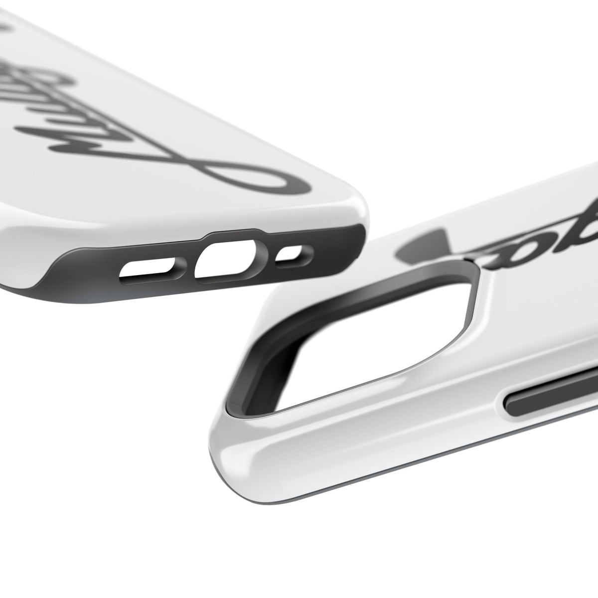 Magnetic Impact-Resistant Cases, white