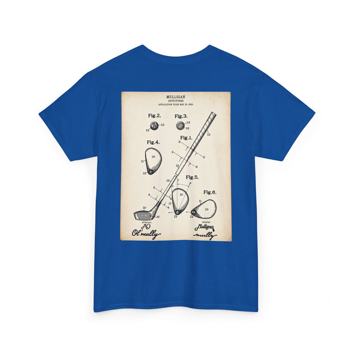 Mulligan golf T shirt, Invention