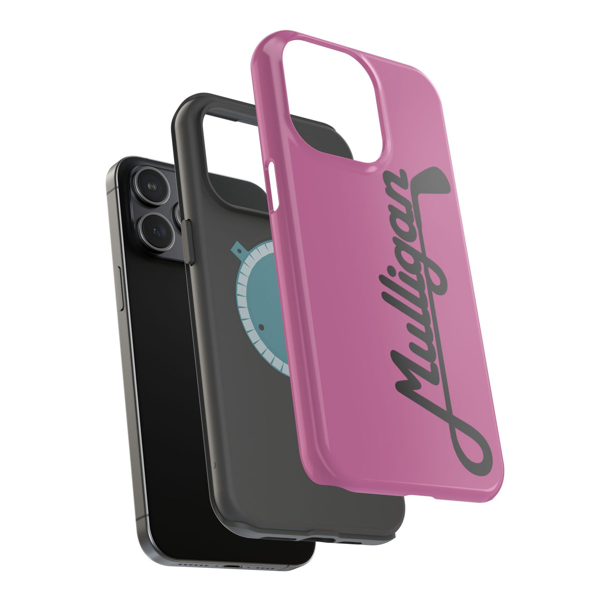Magnetic Impact-Resistant Cases, hot pink