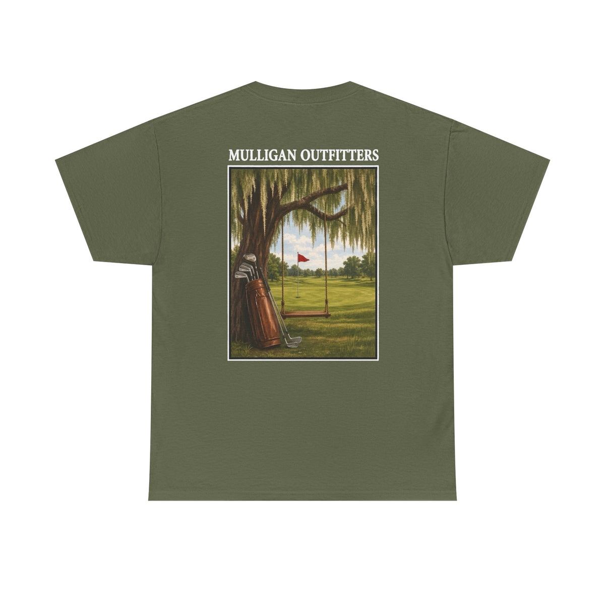 Mulligan T-Shirt, Back yard