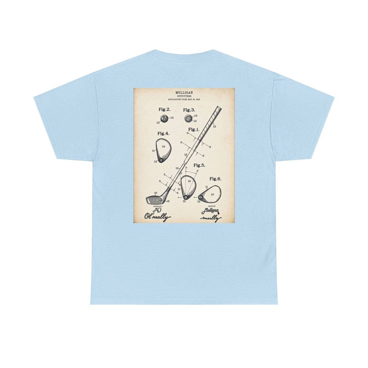 Mulligan golf T shirt, Invention