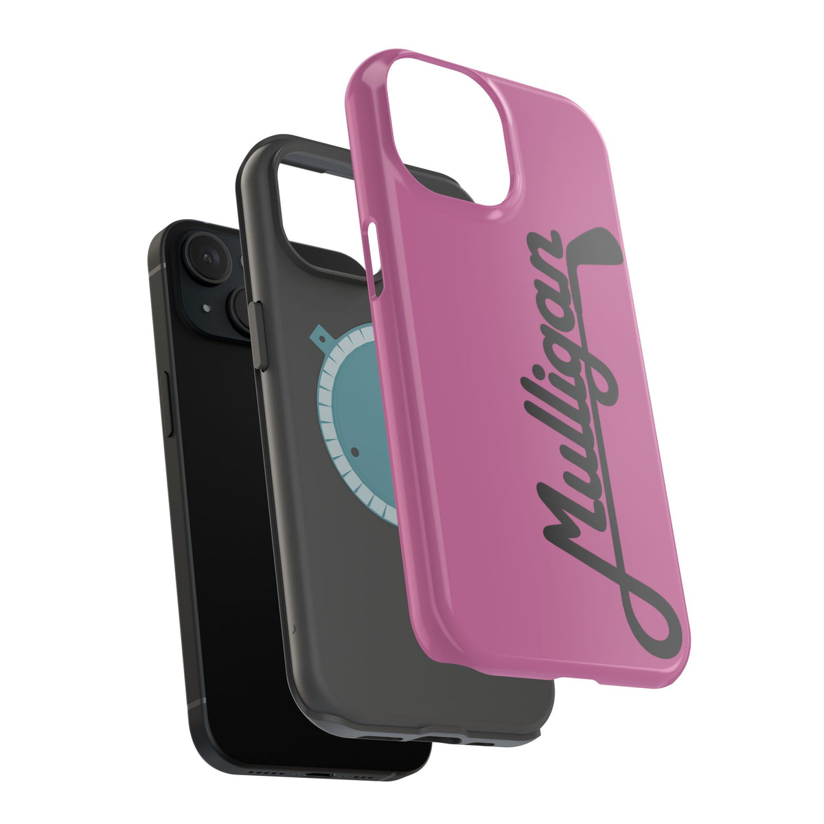 Magnetic Impact-Resistant Cases, hot pink