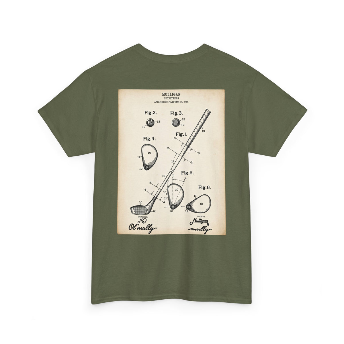 Mulligan golf T shirt, Invention