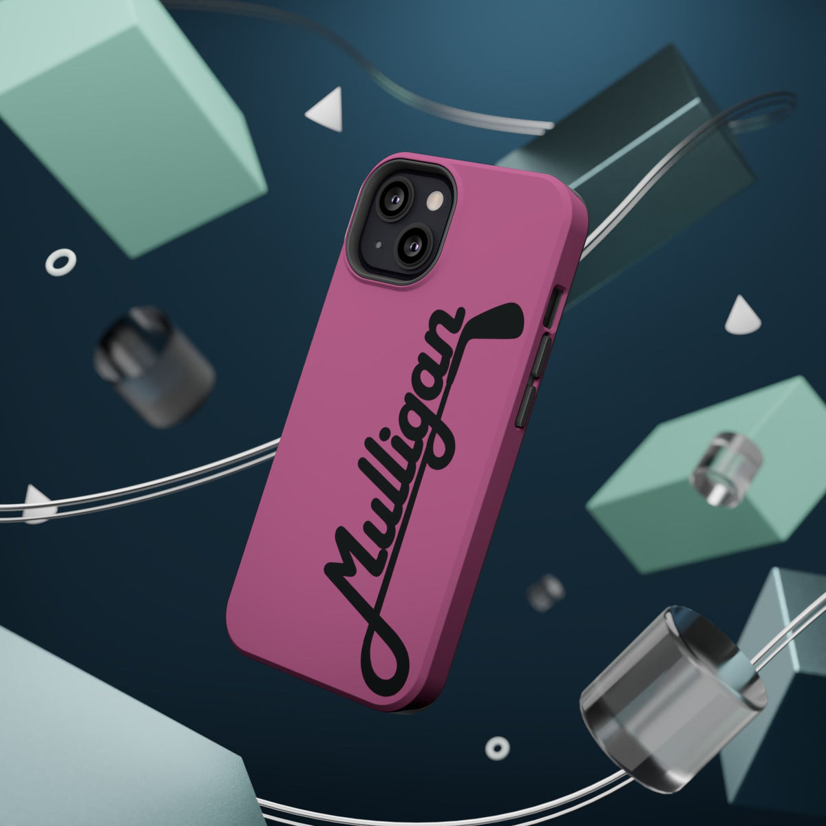 Magnetic Impact-Resistant Cases, hot pink