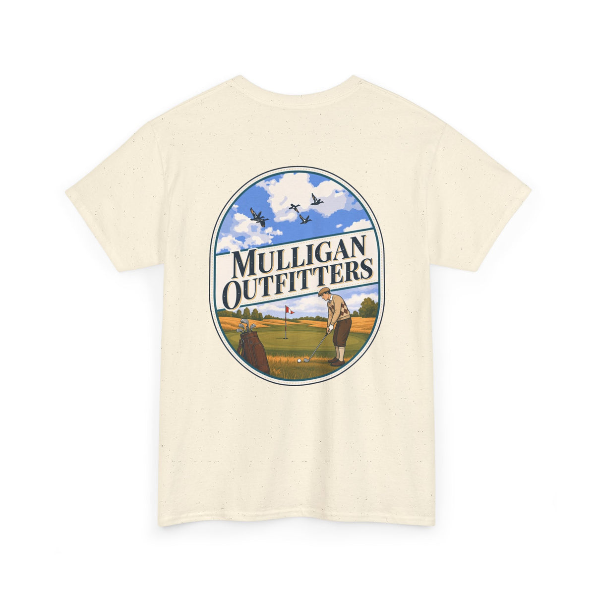 Mulligan golf T shirt, love of the game.